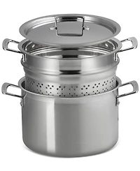 Le Creuset Classic Stainless Steel Deep Round Pasta Pot & Sieve, 7.5 Qt.