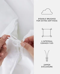 ienjoy Home Utra Soft Reversible -Pc. Duvet Cover Set