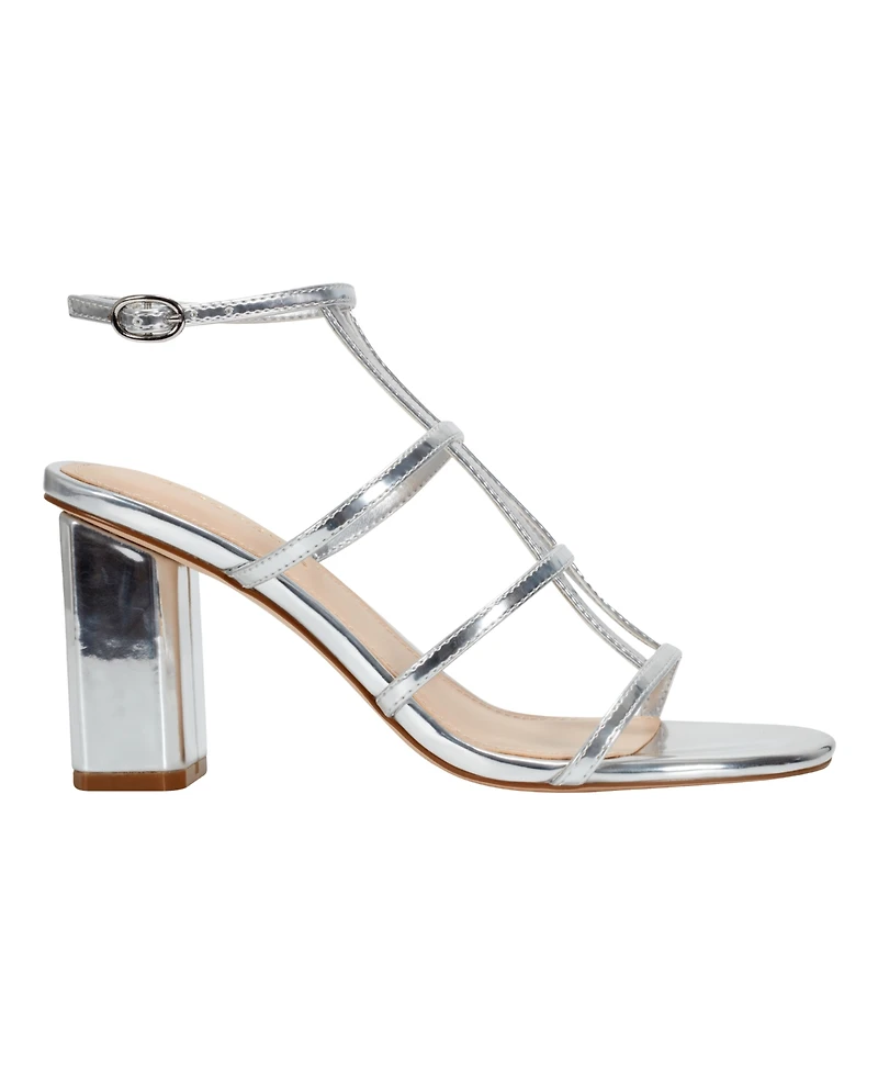Marc Fisher Women's Norene Caged Block Heel Sandals