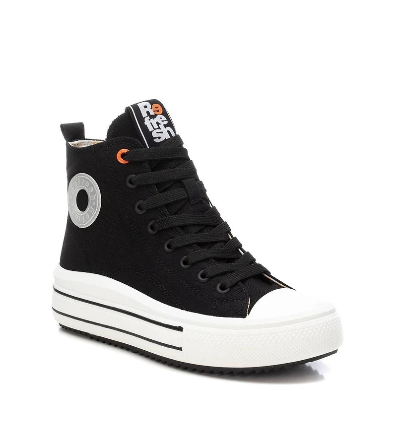 Refresh Collection Women's Casual Canvas High Top Sneakers By Xti