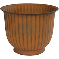 Carlotta Metal Indoor or Outdoor Planter with Drainage Hole - 14.75 in