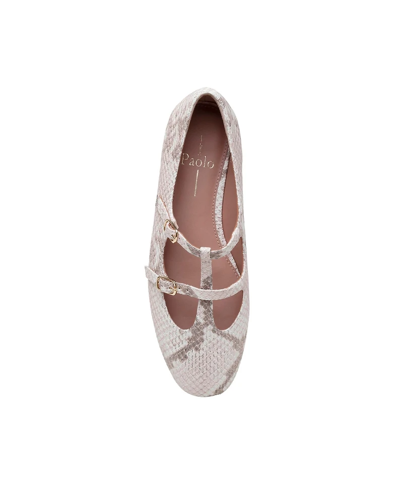 Linea Paolo Matilda | Double Mary Jane Strap Flats