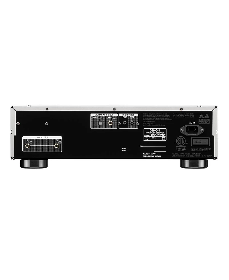 Denon Dcd-1700NE Cd/Sacd Player with Advanced AL32 Processing Plus