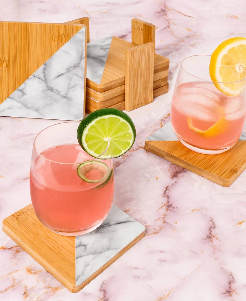 BergHOFF Bamboo 14-Pc. Coasters Set