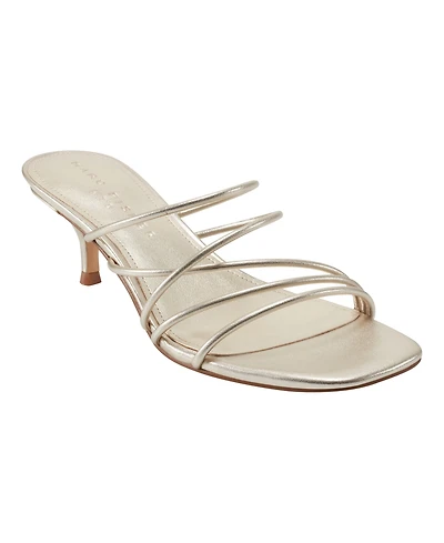 Marc Fisher Ltd Women's Banna Strappy Kitten Heel Sandals