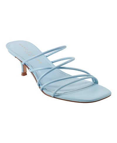Marc Fisher Ltd Women's Banna Strappy Kitten Heel Sandals