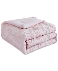 Rachel Roy Jacquard Puckered Botanical -Pc. Comforter Set