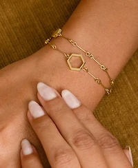 Olivia Burton Honeycomb Classic Gold Tone Bracelet