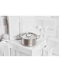 Le Creuset Classic Stainless Steel Deep Round Stockpot, 10 Qt.