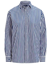 Polo Ralph Lauren Women's Relaxed-Fit Striped Cotton Shirt