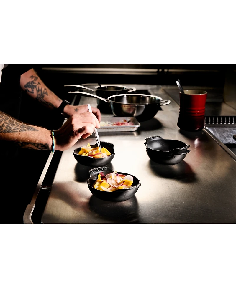 Le Creuset Enameled Cast Iron Mini Round Braiser, Set of 4