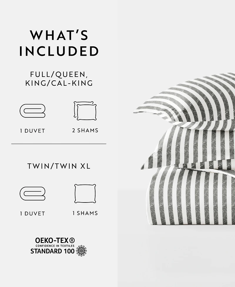 ienjoy Home Tranquil Sleep Patterned Duvet Cover Set