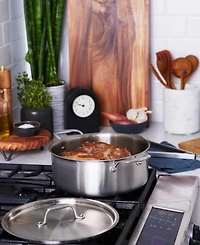 Heritage Steel X Eater 5-Ply Stainless Steel 6-Qt. Rondeau with Lid