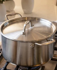 Heritage Steel X Eater 5-Ply Stainless Steel 8-Qt. Stock Pot with Lid