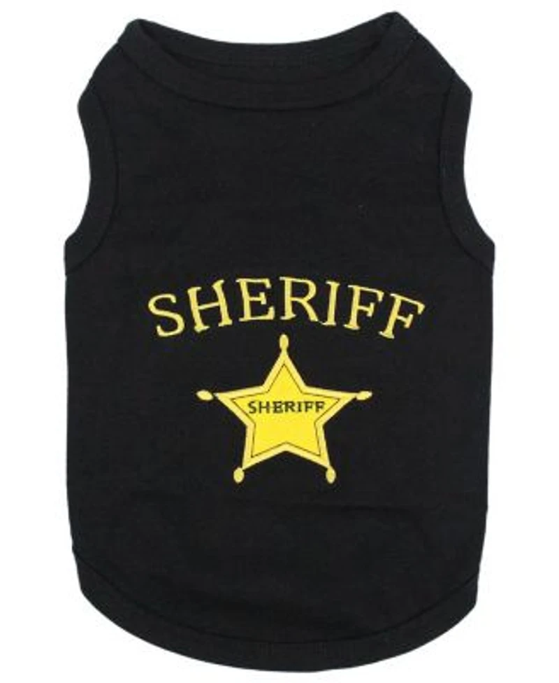 Parisian Pet Sheriff Dog T Shirt