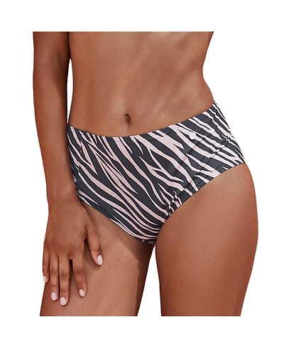 Lascana Women's Animal Print High Waist Bikini Swimsuit Bottom