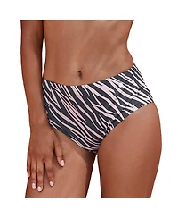Lascana Women's Animal Print High Waist Bikini Swimsuit Bottom