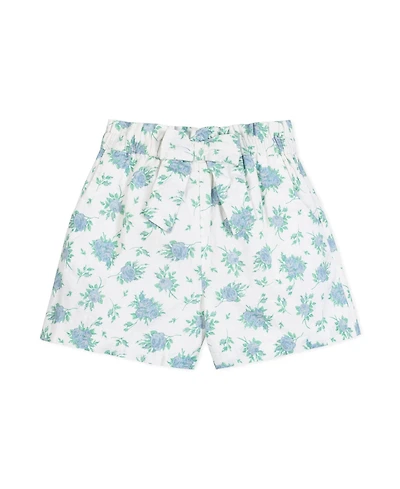 Hope & Henry Toddler Girls Pull-On Cinched Waist Linen Short
