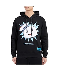 Freeze Max Men's and Women's Black Ghostbusters Stay Puft Pullover Hoodie