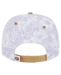 New Era Men's White/Gold San Francisco 49ers Aapi Apex Collection Floral 9SEVENTY Stretch-Snap Hat