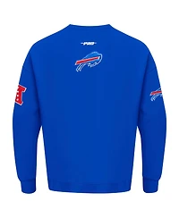 Pro Standard Men's Royal Buffalo Bills Turn It Up Drop Shoulder Pullover Sweatshirt