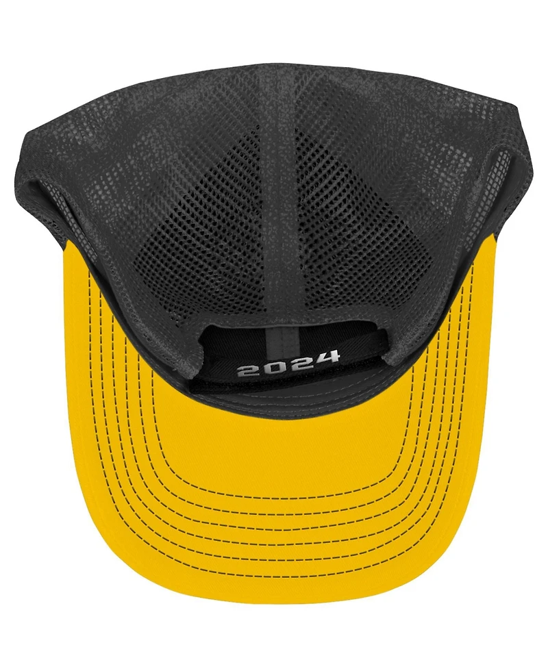 Team Penske Men's Checkered Flag Sports Black Joey Logano 2024 Nascar Cup Series Champion Trophy Adjustable Hat