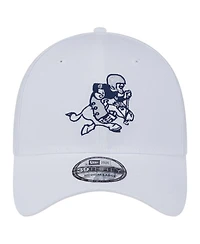 New Era Men's White Dallas Cowboys Throwback 39THIRTY Flex Hat