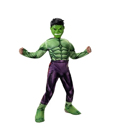 Jazwares Big Boys and Girls Hulk Qualux Costume