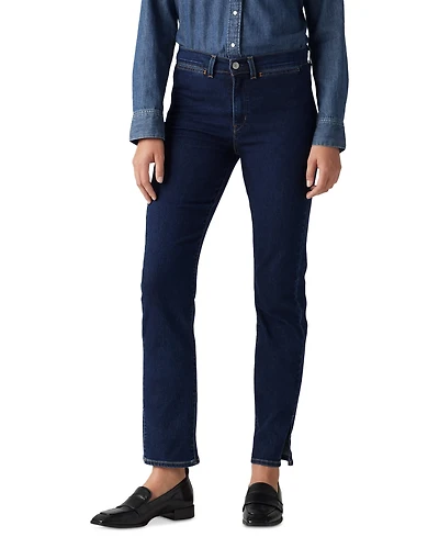 Levi's Women's High-Rise Tailored 724 Straight-Leg Jeans - Outside The Screen