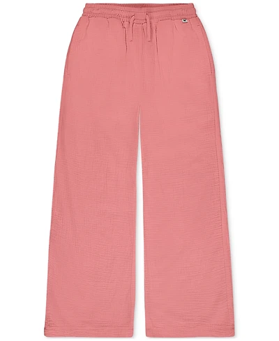 Hurley Big Girls Cotton Crinkle Gauze Woven Beach Pants