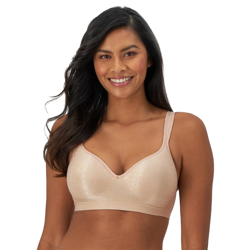 Bali Women's Comfort Revolution Shaping Wireless Smoothing Bra 3463