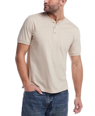 Weatherproof Vintage Men's Regular-Fit Micro-Stripe Henley