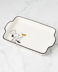 Lenox Chef Snoopy Rectangular Porcelain Baker