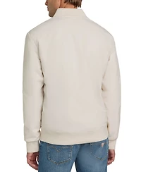 Guess Men's Lightweight Logo Full-Zip Bomber Jacket