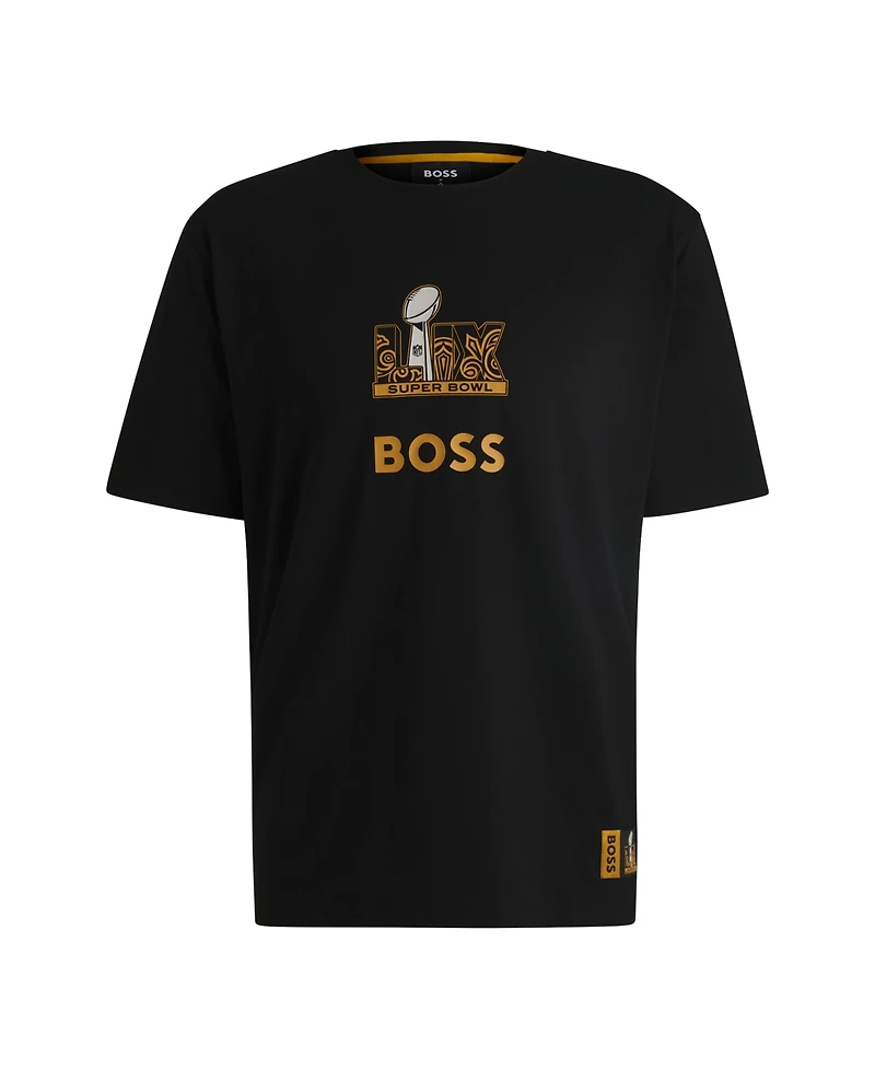 Hugo Boss x Nfl Men's Gold-Tone Artwork T-Shirt