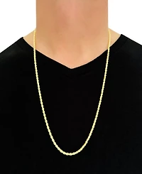 Italian Gold Forza Rope Chain 28" (3-1/5mm) in 14k Gold