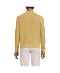 Lands' End Men's Long Sleeve Drifter Garment Dyed Sweater
