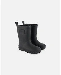 Deux par Kids Unisex Rain Boots Black - Toddler|Child
