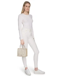 Calvin Klein Modern Essentials Pieced Canvas Mini Tote