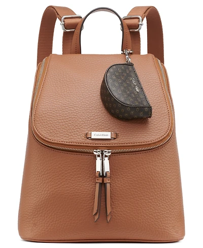 Calvin Klein Zulle Zip-Around Backpack with Signature Hang Off