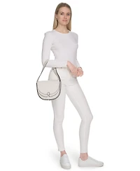 Calvin Klein Crisell Soft Croco Saddle Crossbody