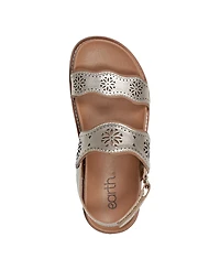 Earth Women's Ferne Strappy Slingback Casual Flat Sandals