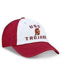 Top of the World Men's White/Cardinal Usc Trojans Heritage Weston Adjustable Hat