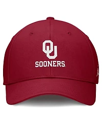 Jordan Men's Crimson Oklahoma Sooners Campus Club Adjustable Hat