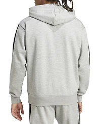 adidas Men's Essential Three Stripes Fleece Hoodie