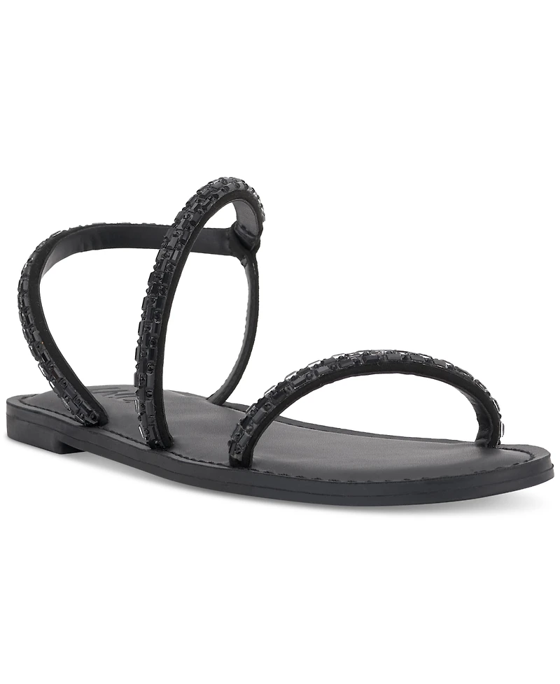 I.n.c. International Concepts Women's Mahlah Embellished Asymmetrical Sandals, Created for Macy's