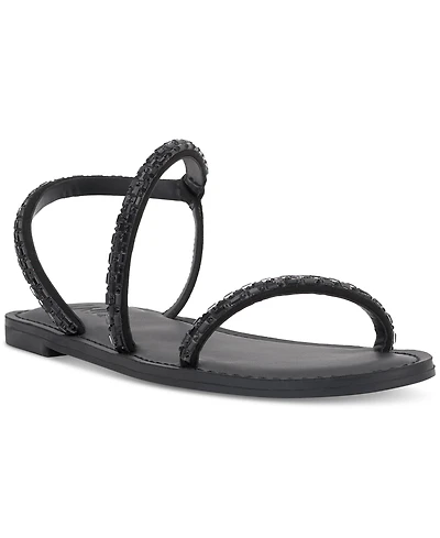 I.n.c. International Concepts Women's Mahlah Embellished Asymmetrical Sandals, Created for Macy's
