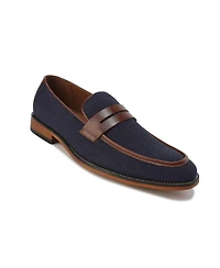 Gino Vitale Men's Moc Toe Penny Slip On Loafer