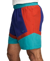 Nike Men's Icon Loose-Fit Colorblocked 6" Basketball Shorts