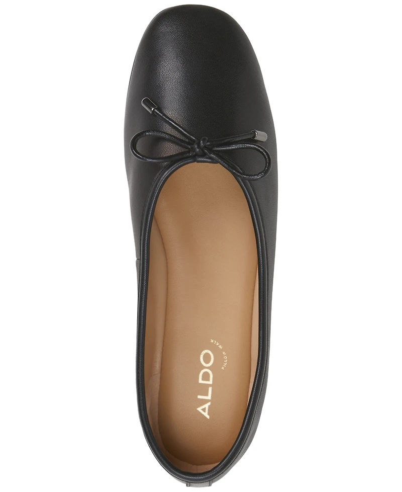 Aldo Women's Joselie Bow-Trim Ballerina Flats